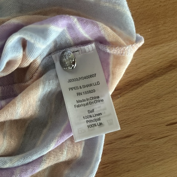 Nwt VERONICA BEARD Benji Linen Top - Picture 5 of 6